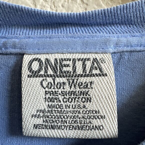 Vtg Onsite Miami beach T-Shirt SOBE south beach Miami Florida surf Palm‎ Tree M - Picture 4 of 14